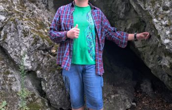 Stretnutie s kamarátmi pod hradom Čičva